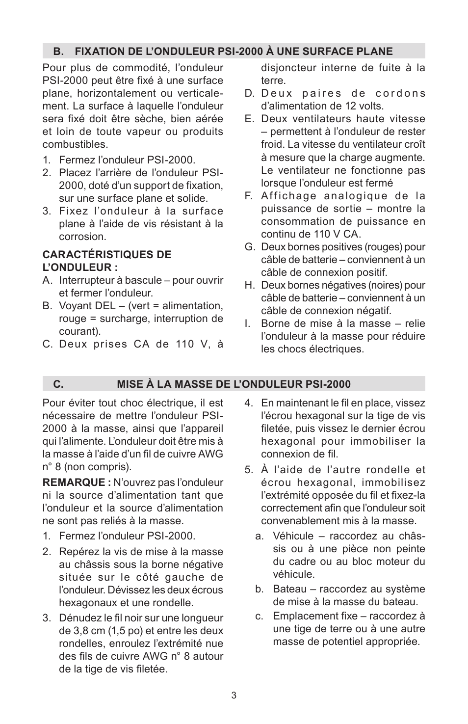 Schumacher PSI-2000 User Manual | Page 12 / 28
