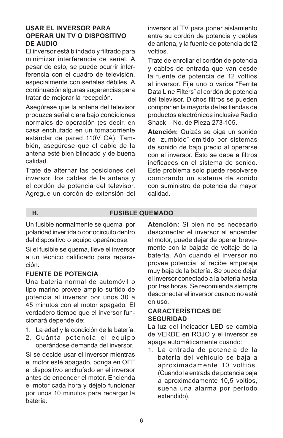 Schumacher PSI-2000 User Manual | Page 25 / 28