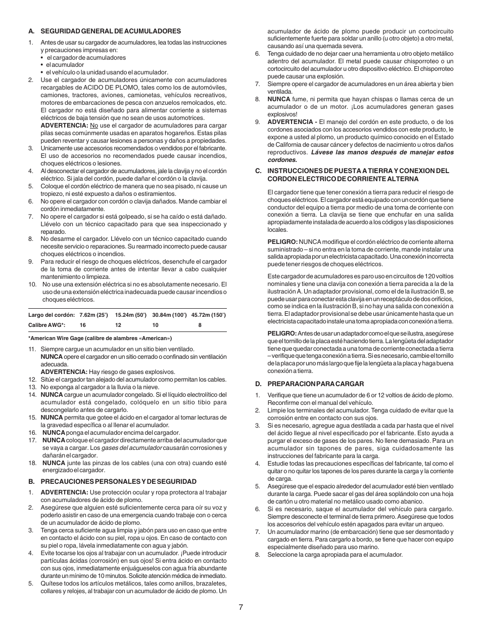 Schumacher SE-4220 User Manual | Page 7 / 8
