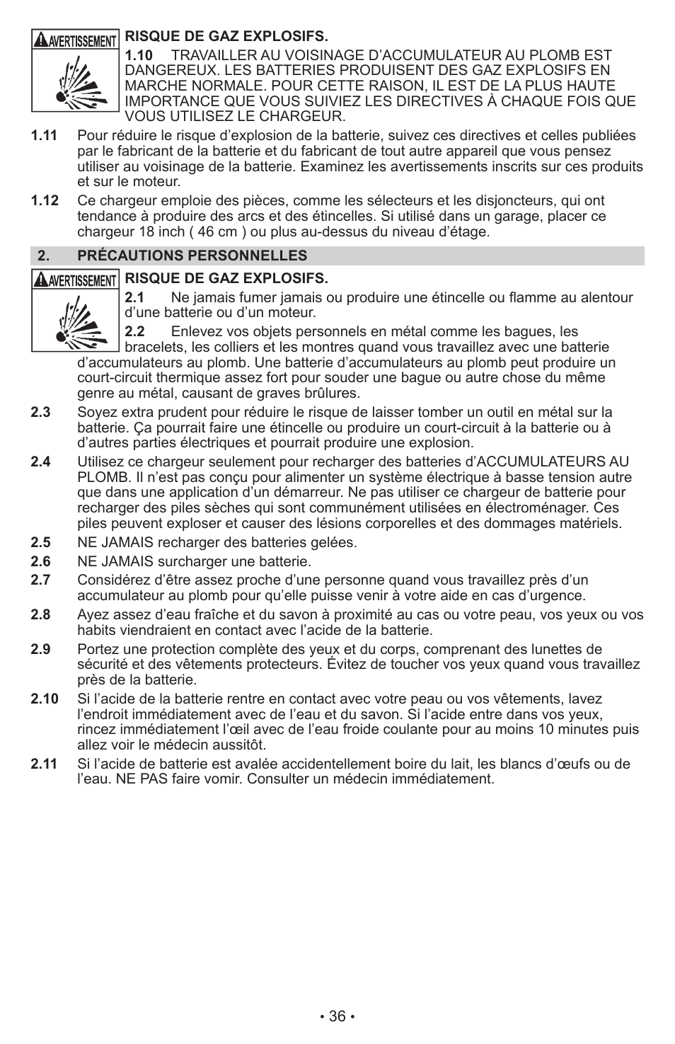 Schumacher Proseries Manual PSW-22 User Manual | Page 36 / 51