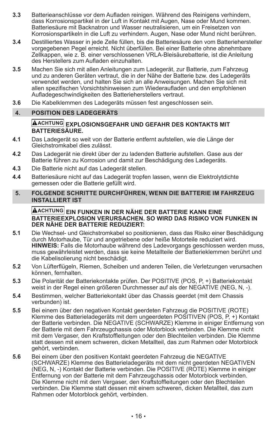 Schumacher Automatic PWI70300A User Manual | Page 16 / 56