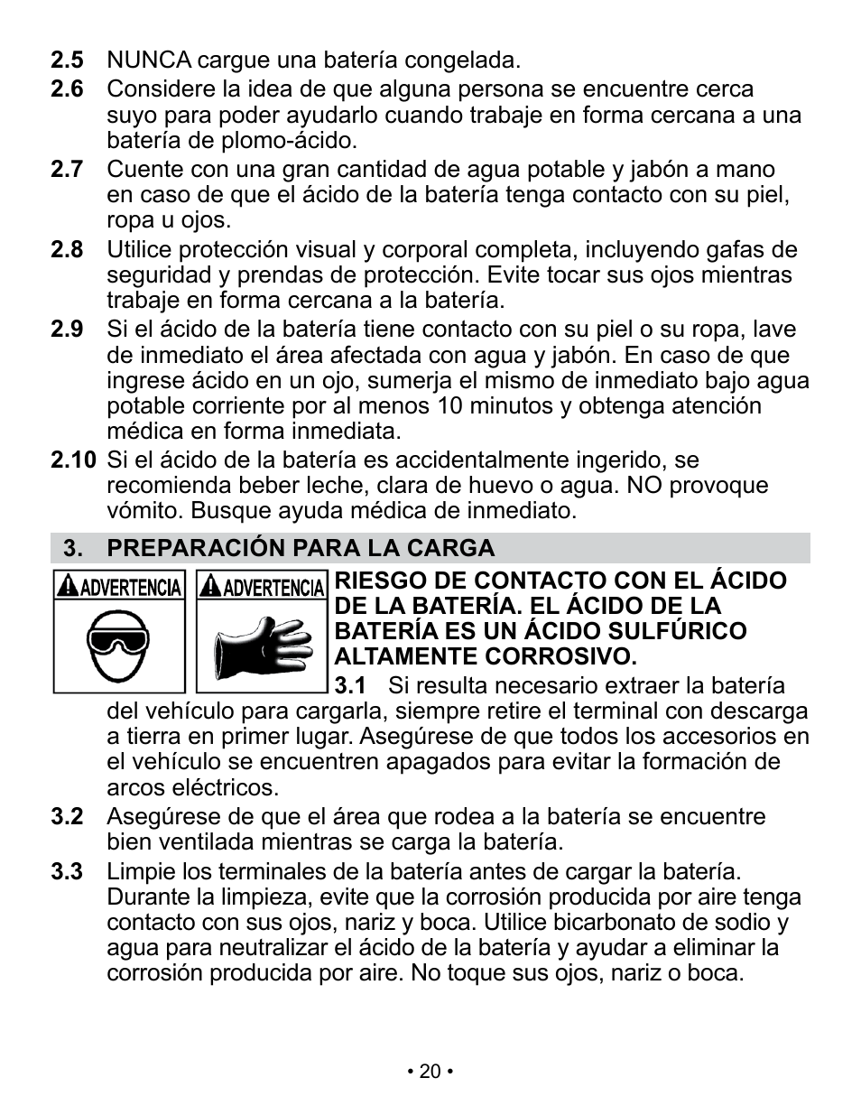 Schumacher Automatic Battery Charger SC-300A User Manual | Page 20 / 31