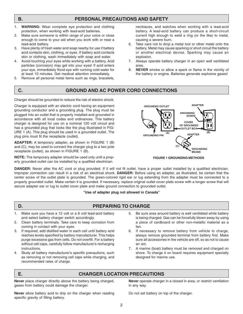 Schumacher SE-2158 User Manual | Page 2 / 8