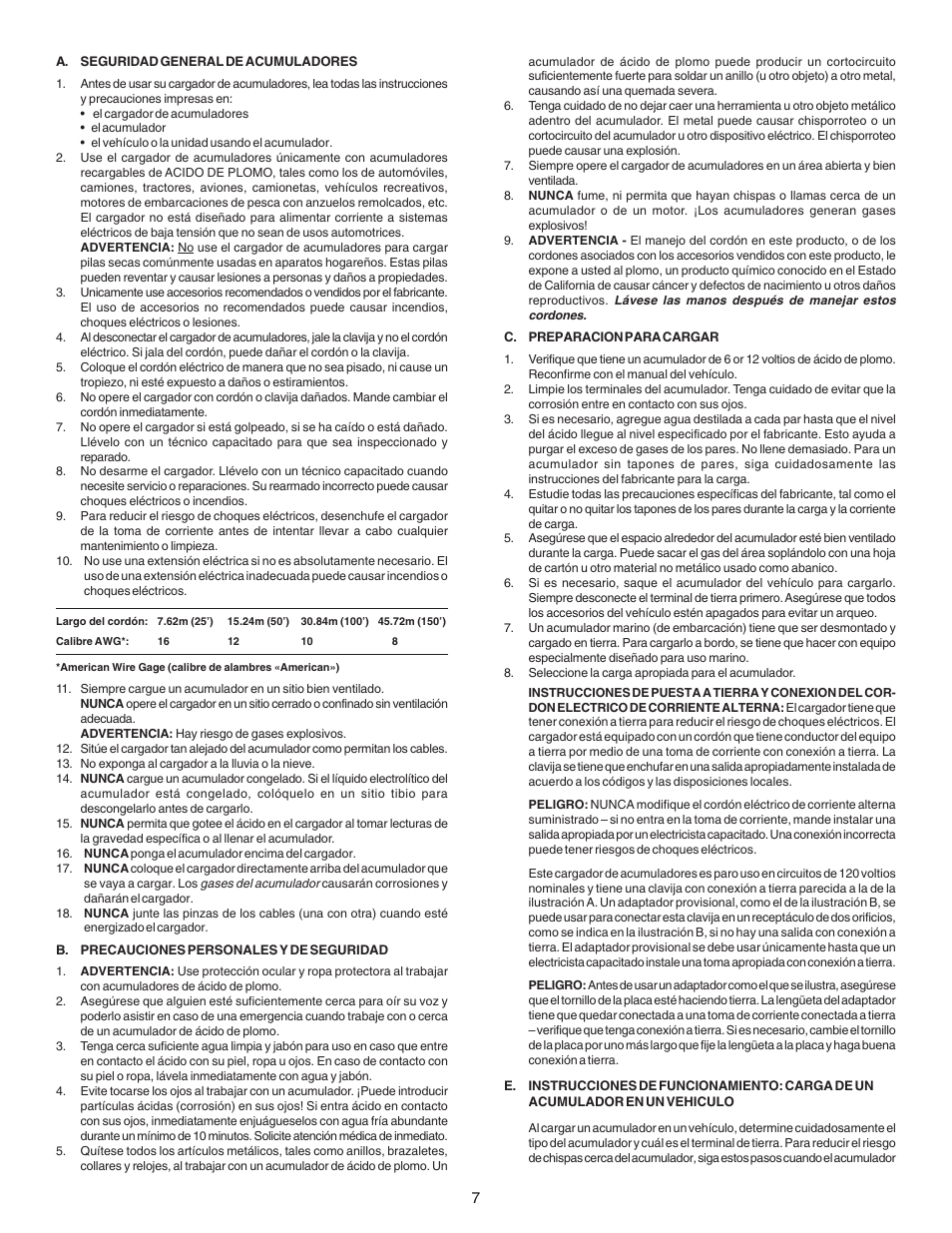 Schumacher SE-2158 User Manual | Page 7 / 8