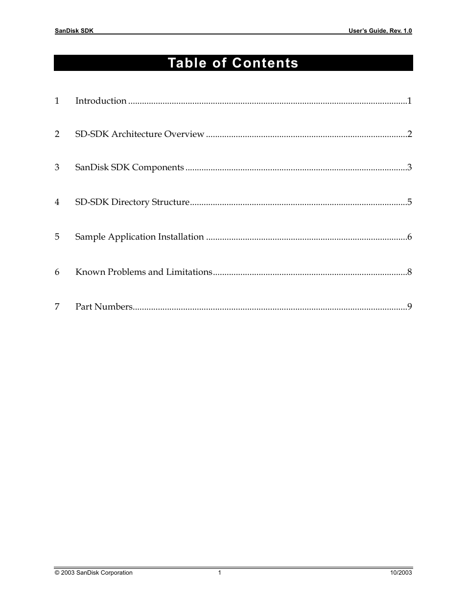 SanDisk SD AUDIO SDDK-07 User Manual | Page 3 / 12