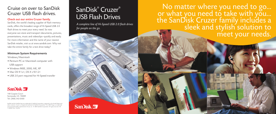 SanDisk Cruzer Mini User Manual | 2 pages