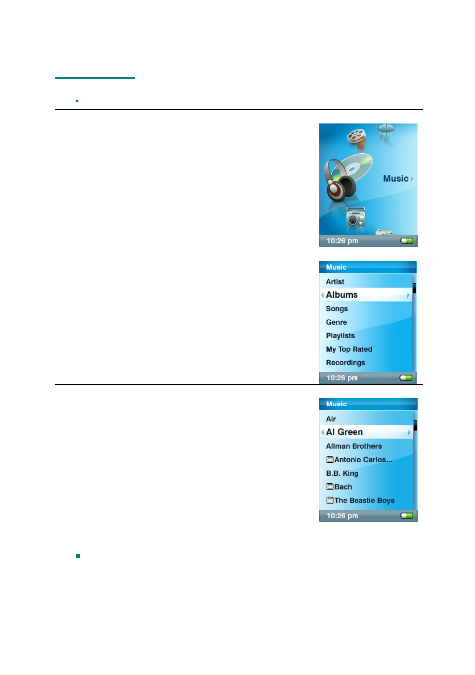 Setting repeat mode, Music mode, Music/voice/fm playback | SanDisk SANSATM E200 User Manual | Page 18 / 44
