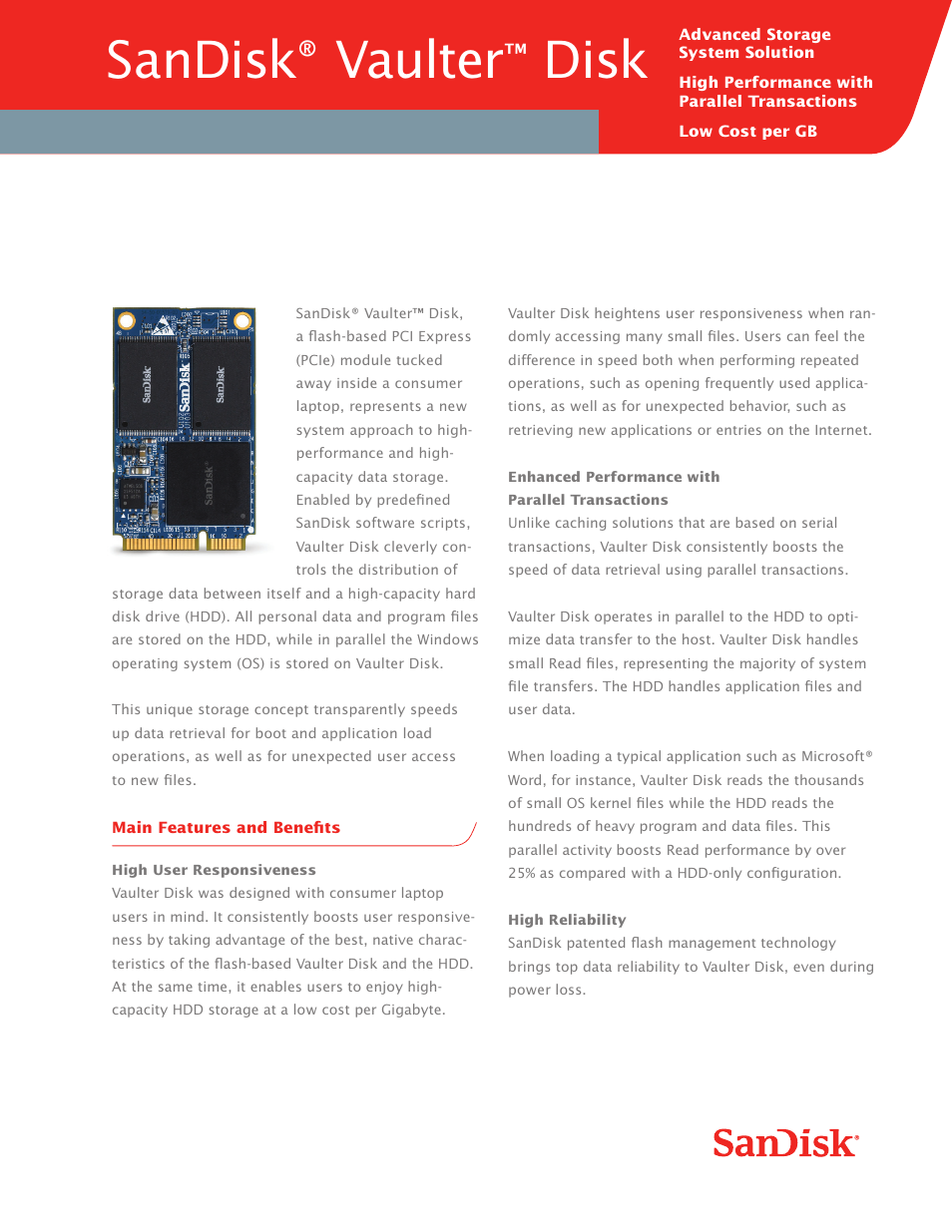 SanDisk 80-11-01491 User Manual | 2 pages