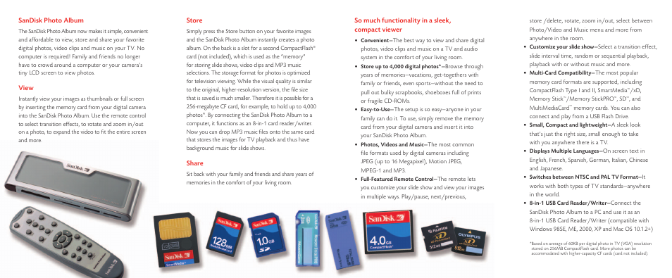 SanDisk SPA User Manual | Page 2 / 2