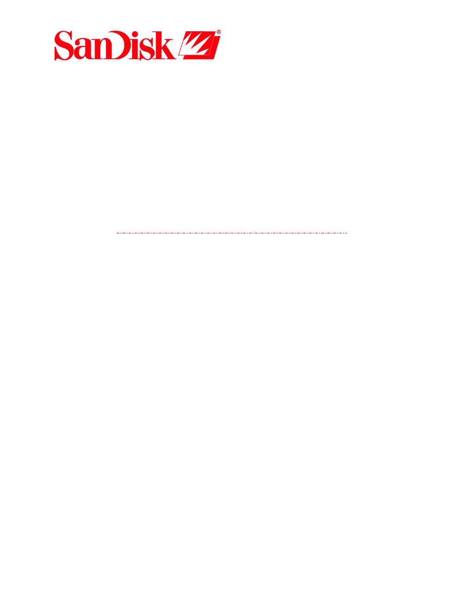 SanDisk SDUFD2AB-0256 User Manual | 3 pages