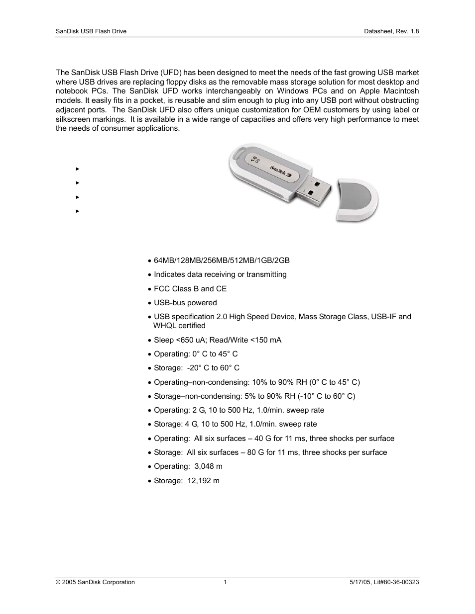 SanDisk SDUFD2AB-0256 User Manual | Page 2 / 3