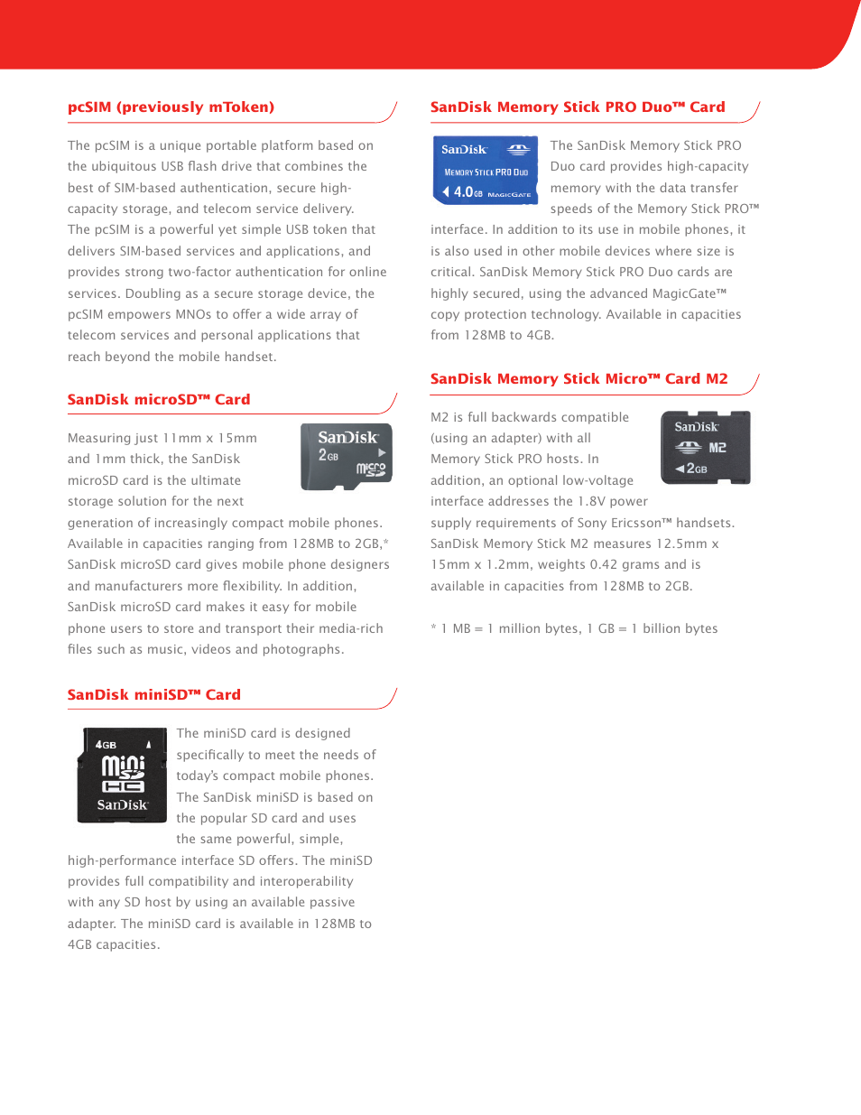 SanDisk legacy SIM 100 User Manual | Page 3 / 4