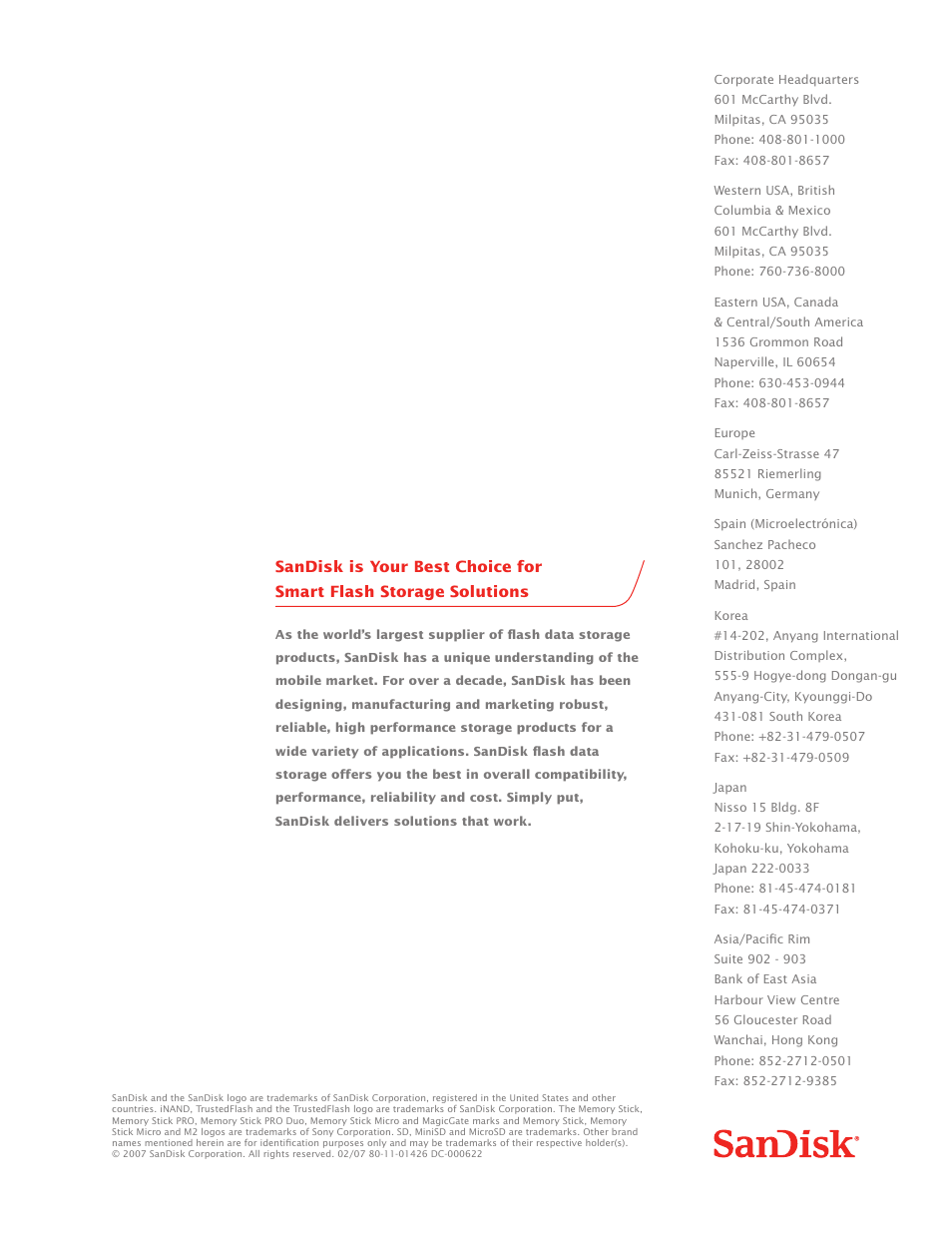 SanDisk legacy SIM 100 User Manual | Page 4 / 4