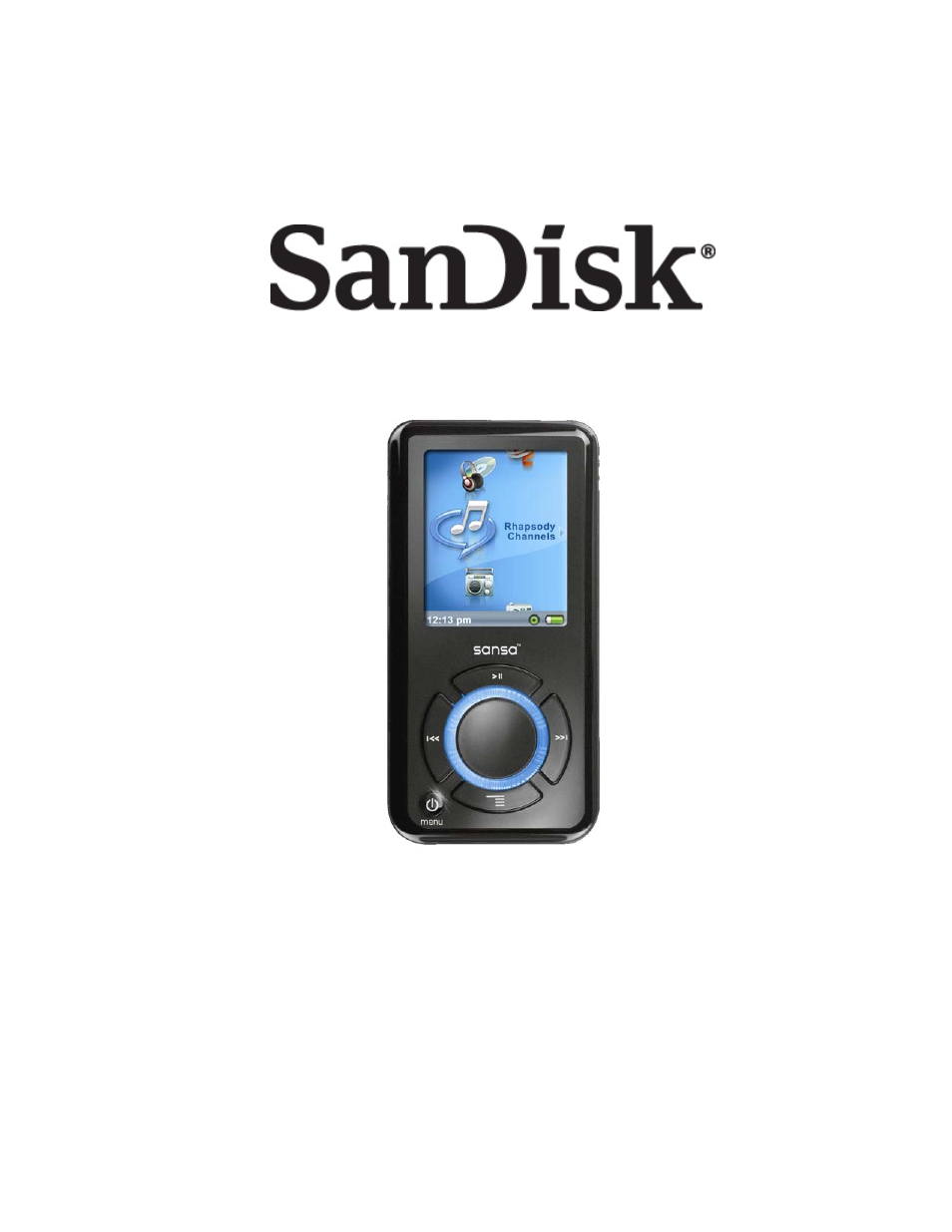 SanDisk Rhapsody User Manual | 42 pages