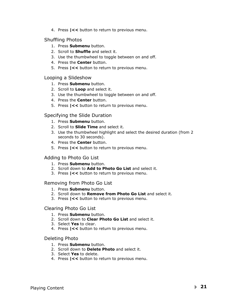 SanDisk View User Manual | Page 23 / 34