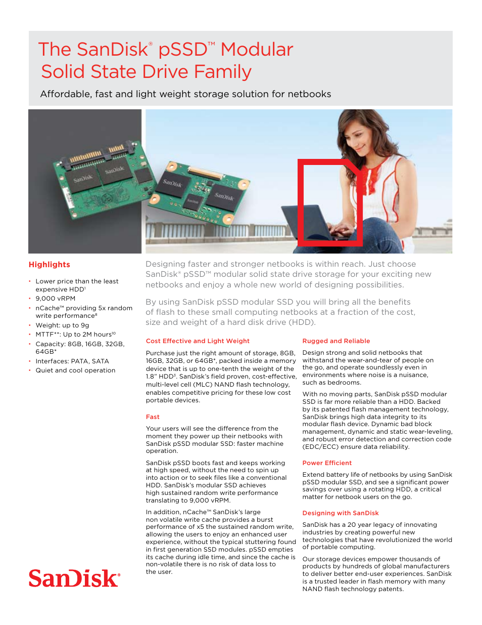SanDisk pSSD-S2 User Manual | 2 pages