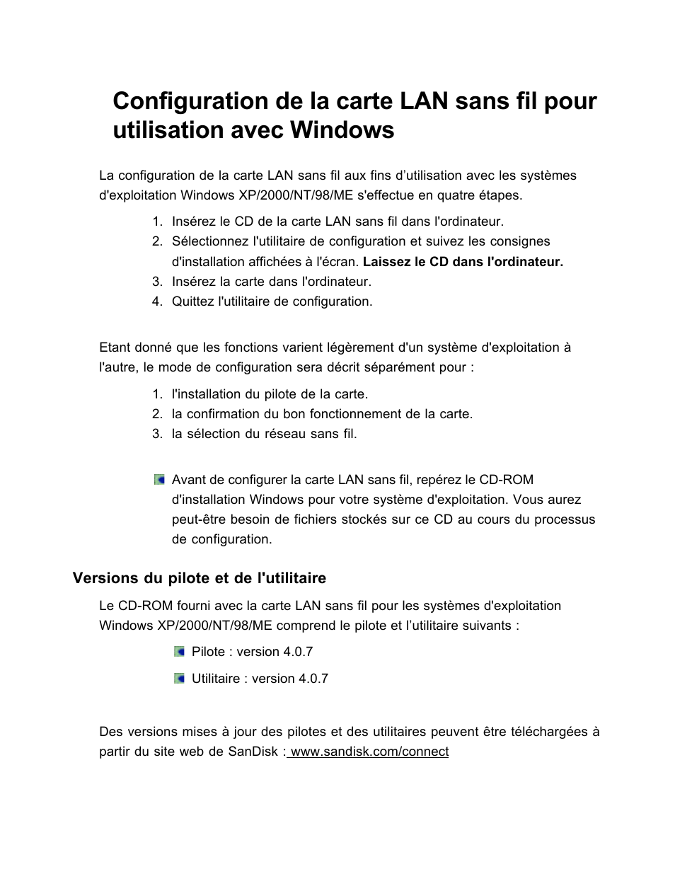 SanDisk Wireless LAN Card User Manual | Page 154 / 504