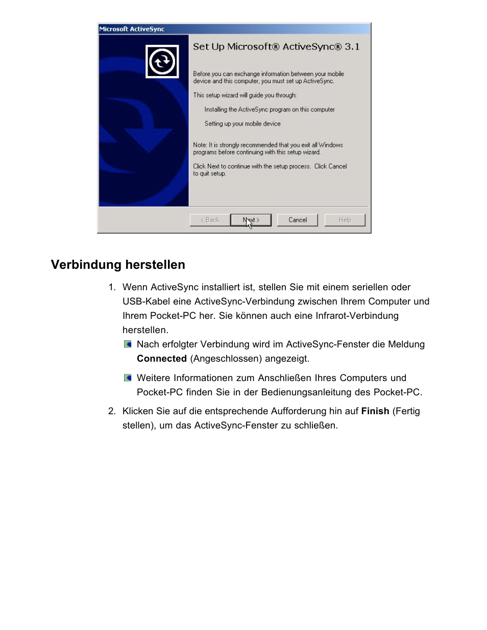 Verbindung herstellen | SanDisk Wireless LAN Card User Manual | Page 202 / 504