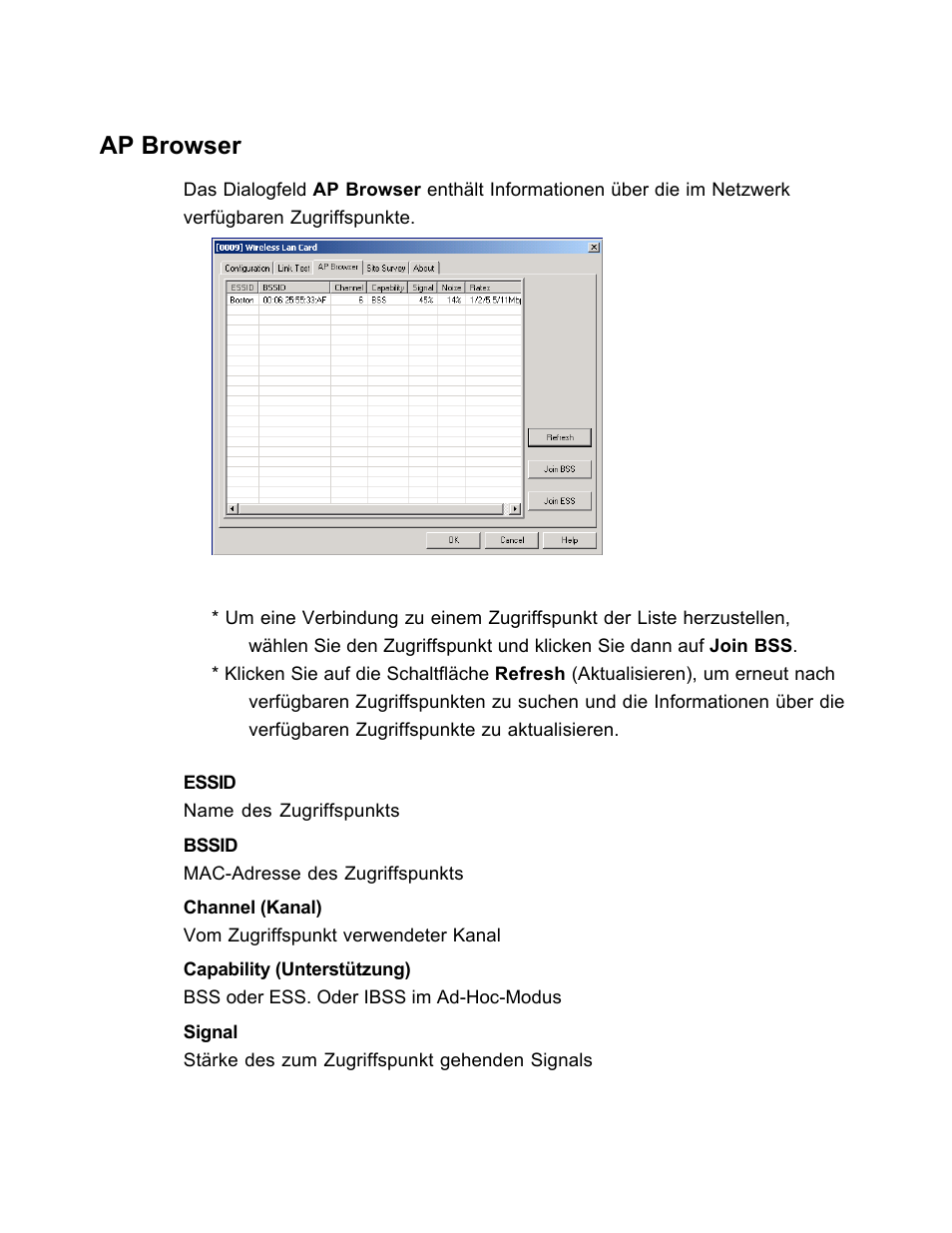 Ap browser | SanDisk Wireless LAN Card User Manual | Page 252 / 504