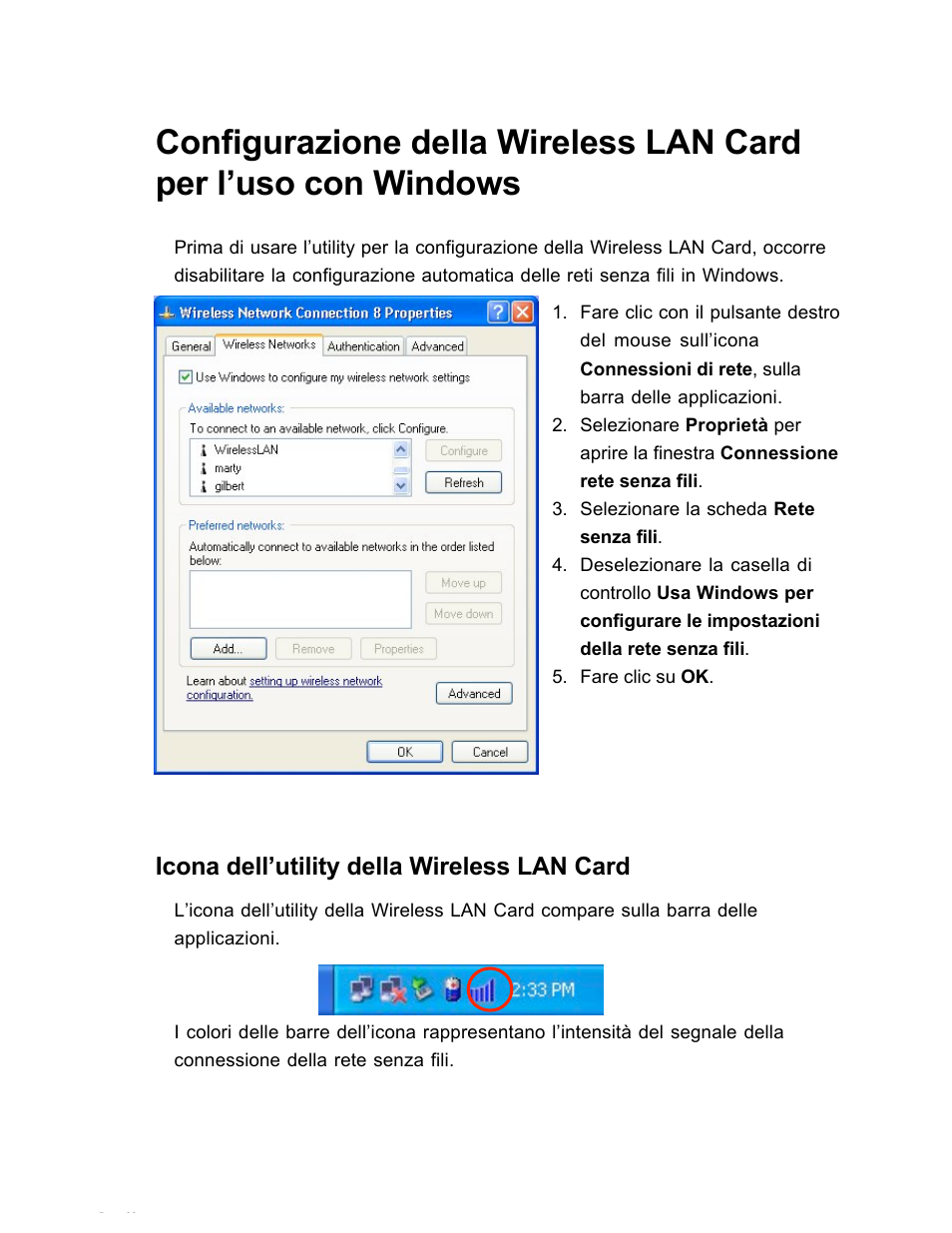 Icona dell’utility della wireless lan card | SanDisk Wireless LAN Card User Manual | Page 298 / 504