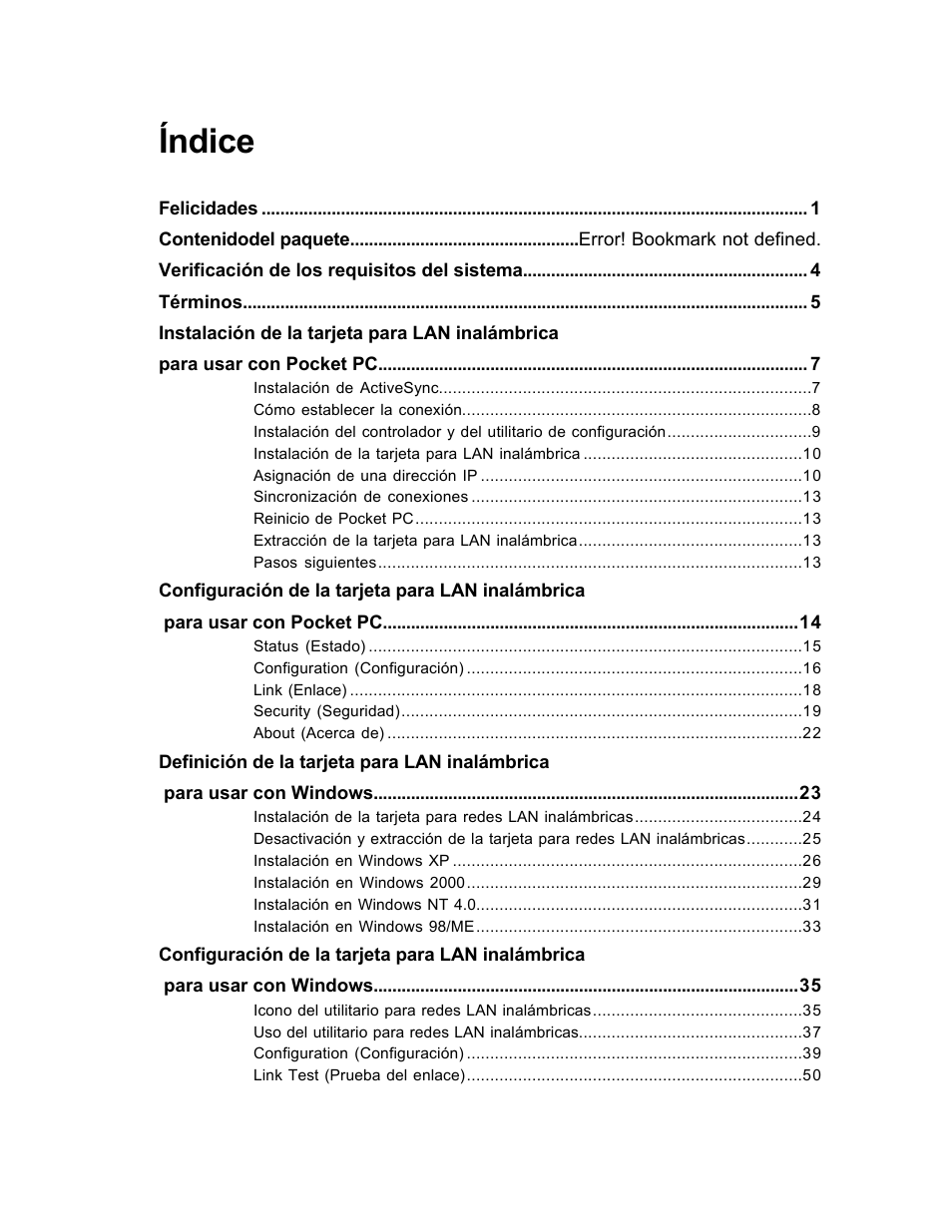 Índice | SanDisk Wireless LAN Card User Manual | Page 384 / 504