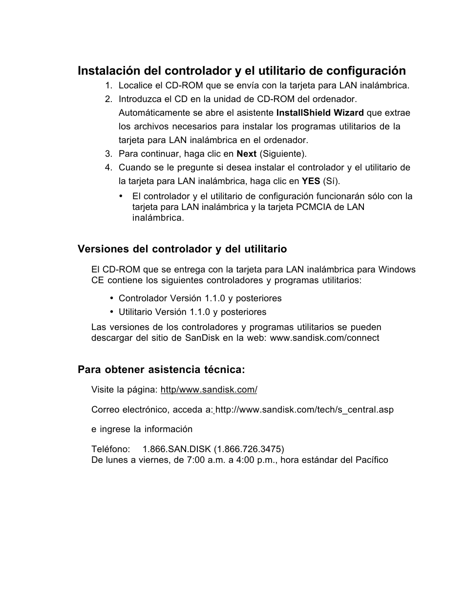 SanDisk Wireless LAN Card User Manual | Page 394 / 504