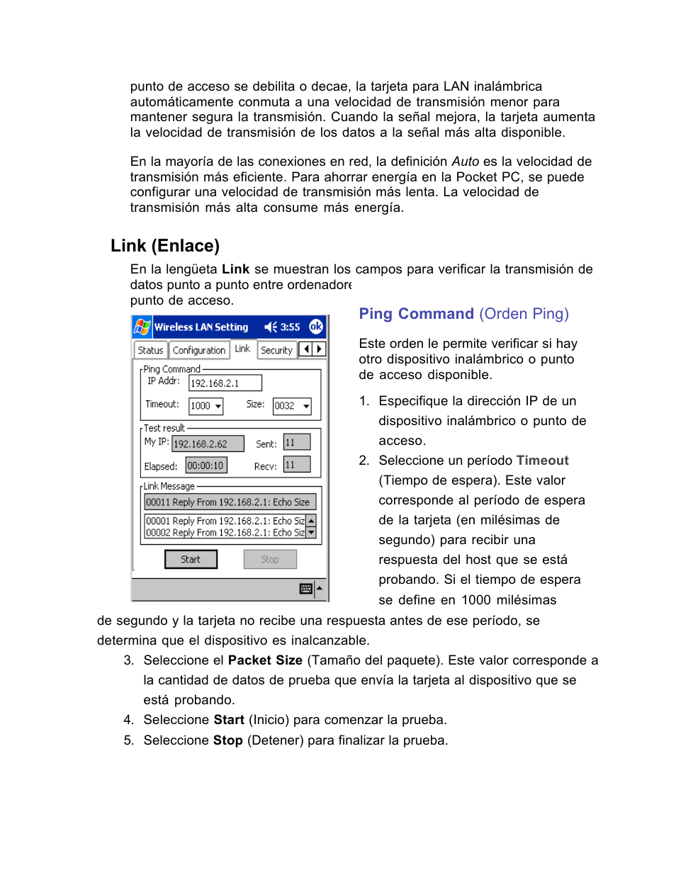 Link (enlace) | SanDisk Wireless LAN Card User Manual | Page 403 / 504