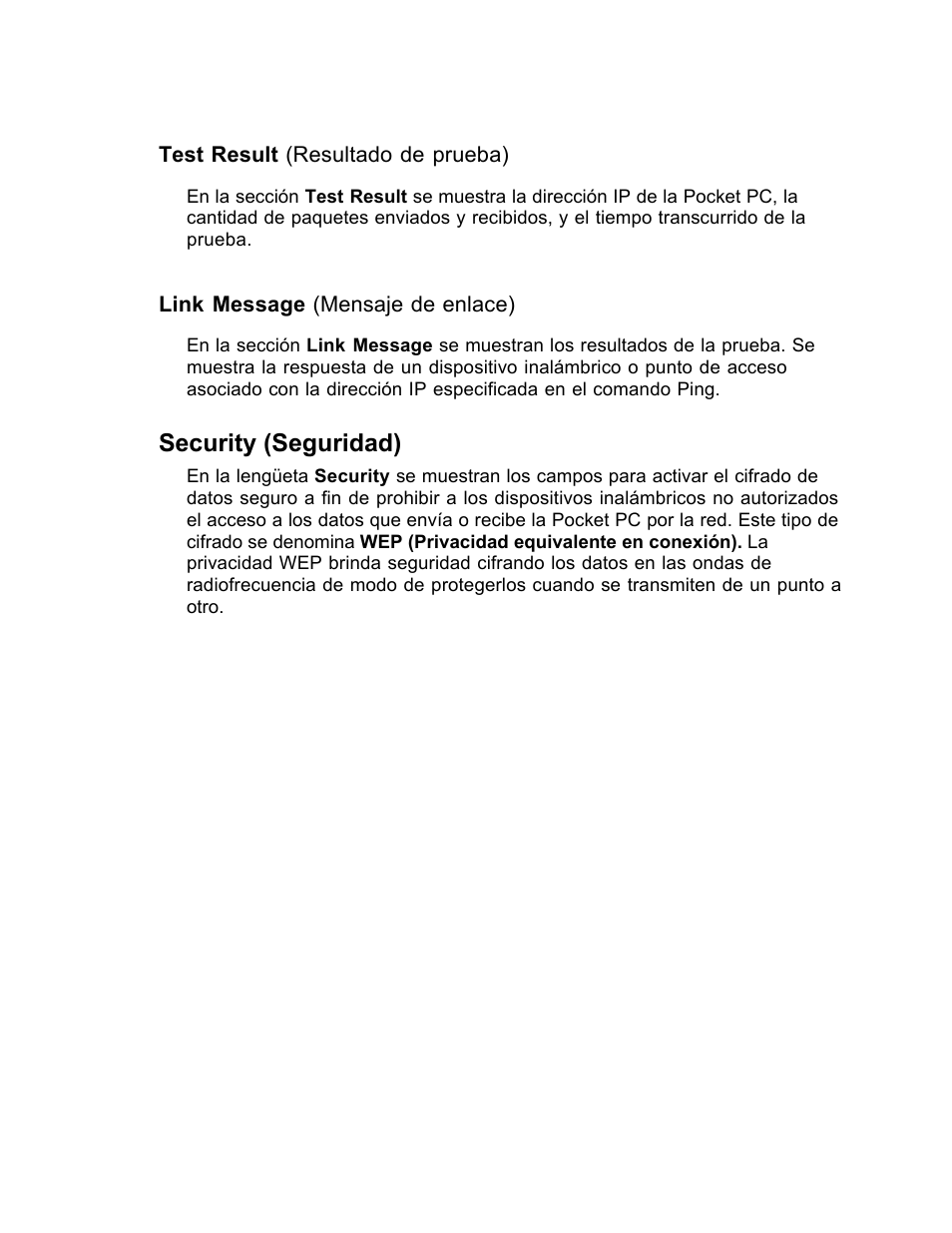 Security (seguridad) | SanDisk Wireless LAN Card User Manual | Page 404 / 504