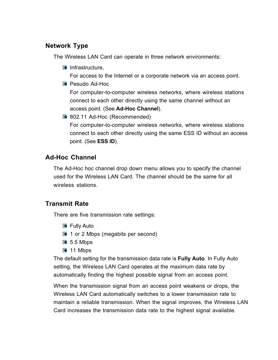SanDisk Wireless LAN Card User Manual | Page 44 / 504