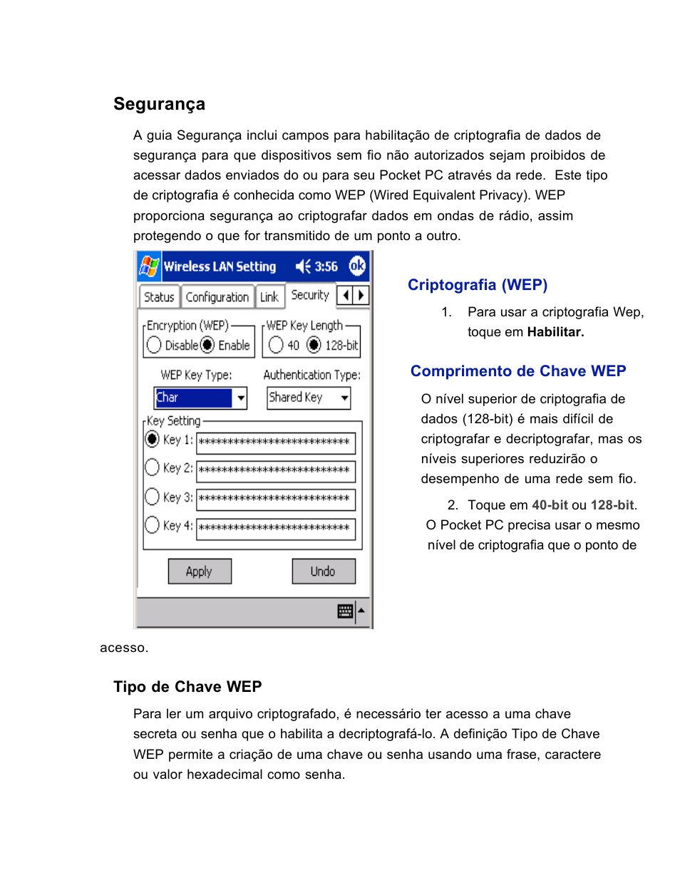 Segurança | SanDisk Wireless LAN Card User Manual | Page 466 / 504