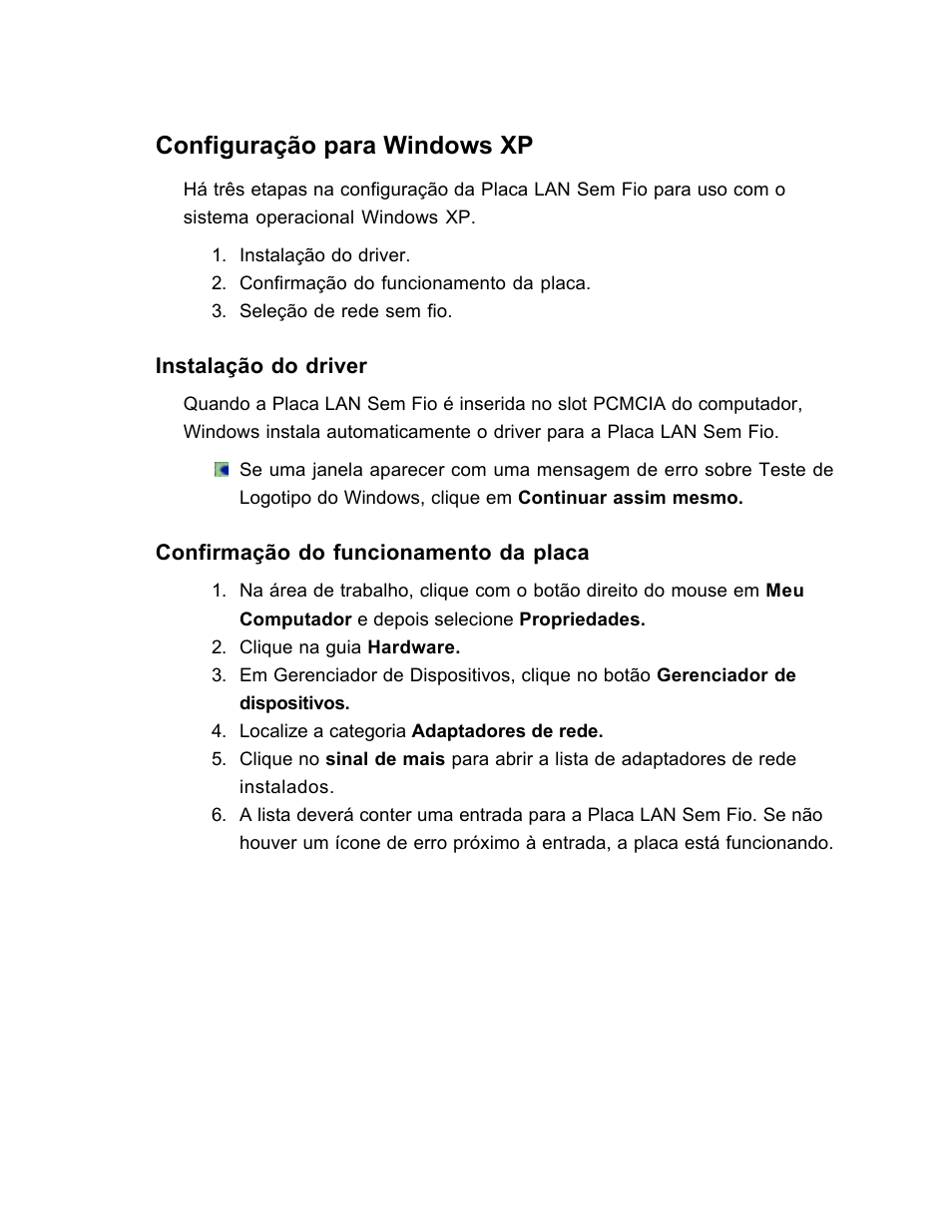 Configuração para windows xp | SanDisk Wireless LAN Card User Manual | Page 473 / 504