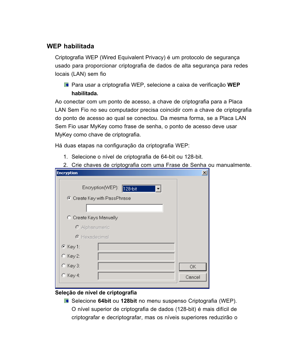 Wep habilitada | SanDisk Wireless LAN Card User Manual | Page 490 / 504