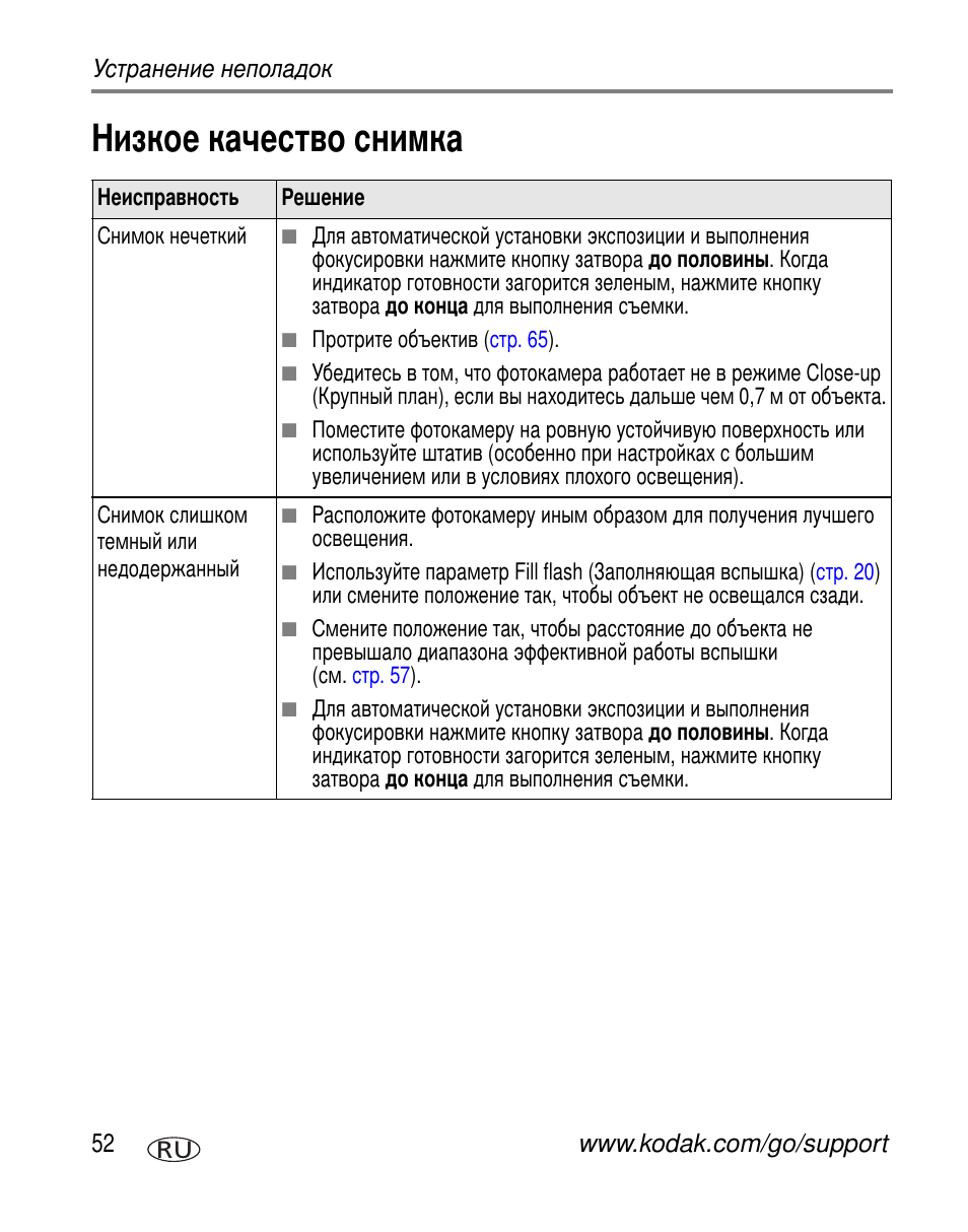 Kodak V550 User Manual | Page 58 / 84