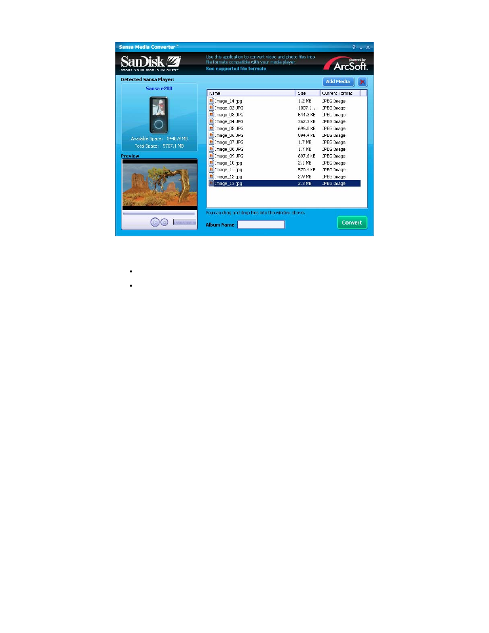 SanDisk Sansa e200 User Manual | Page 16 / 54