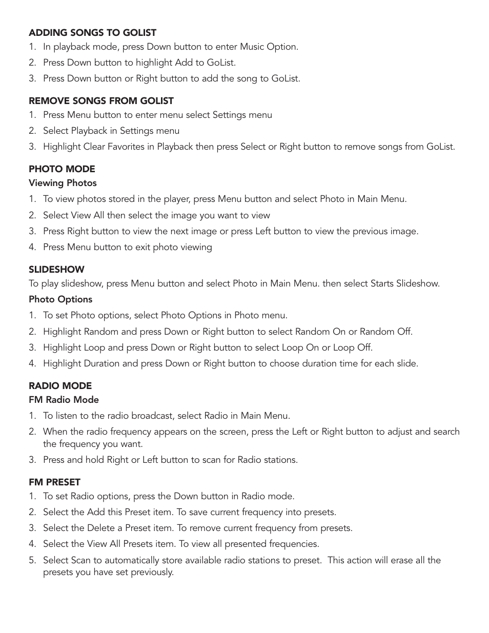 SanDisk Sansa c200 User Manual | Page 9 / 16