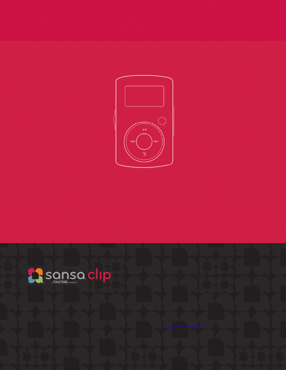 SanDisk Sansa Clip User Manual | 26 pages