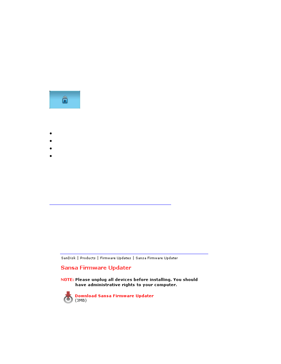 Hold switch (factory set to locked position), Minimum system requirements, Firmware upgrade | SanDisk e200 User Manual | Page 9 / 41