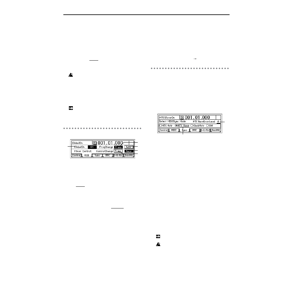 P2 midi: midi settings, P3 sync: synchronization settings | Strahl D1600mkII User Manual | Page 100 / 180