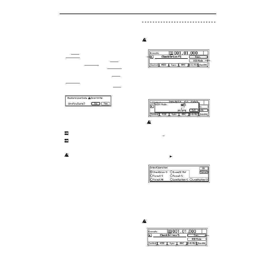 P6 diskutil: managing drives | Strahl D1600mkII User Manual | Page 104 / 180