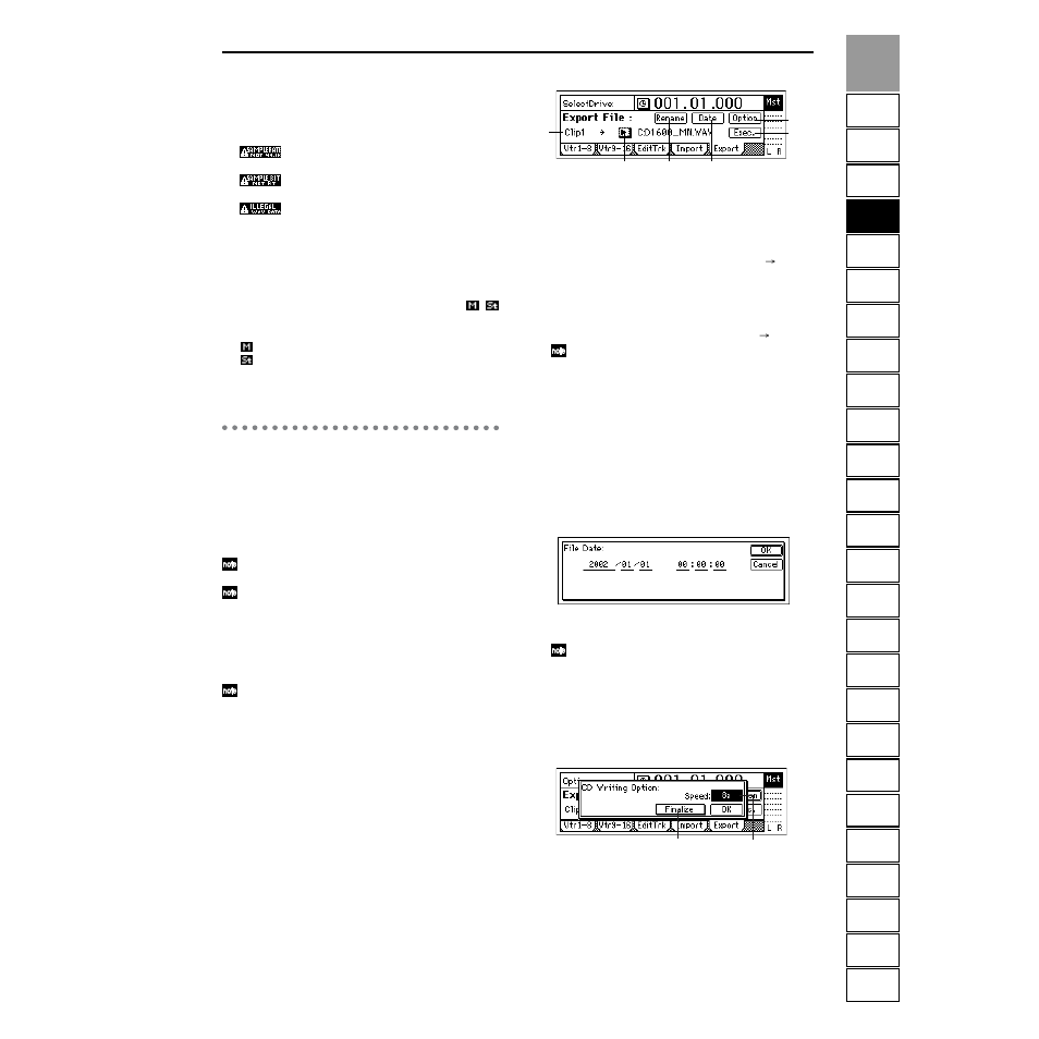 P5 export: export a wav file | Strahl D1600mkII User Manual | Page 115 / 180