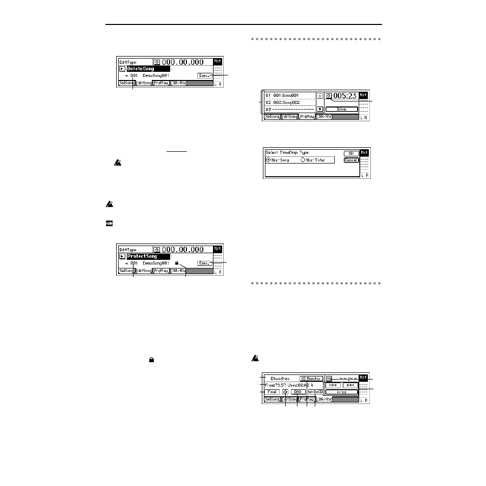 P3 prgplay: program playback of songs, P4 cdr/rw: creating and playing cd-r/rw discs | Strahl D1600mkII User Manual | Page 118 / 180