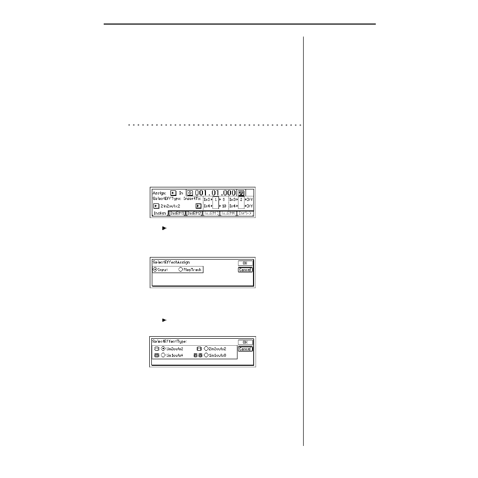 Make insert effect settings | Strahl D1600mkII User Manual | Page 32 / 180