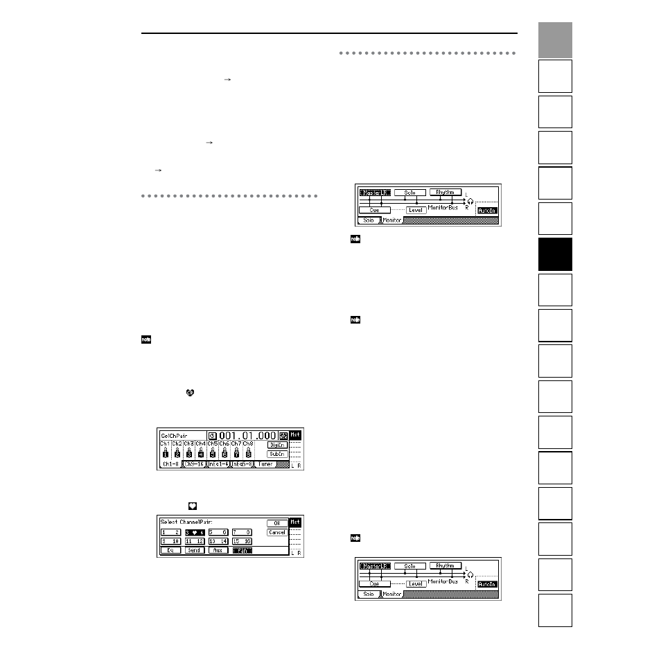 Pairing, Monitor settings, P.49) | Knob to make adjustments. (→p.49) | Strahl D1600mkII User Manual | Page 57 / 180