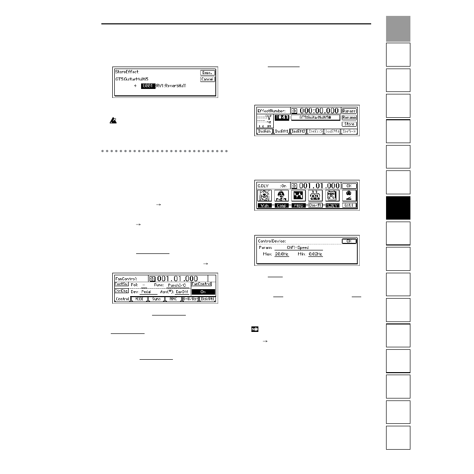 Controlling an effect from an external device | Strahl D1600mkII User Manual | Page 65 / 180