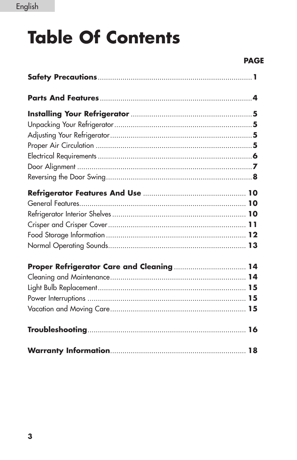 Summit FF-1074W User Manual | Page 4 / 56
