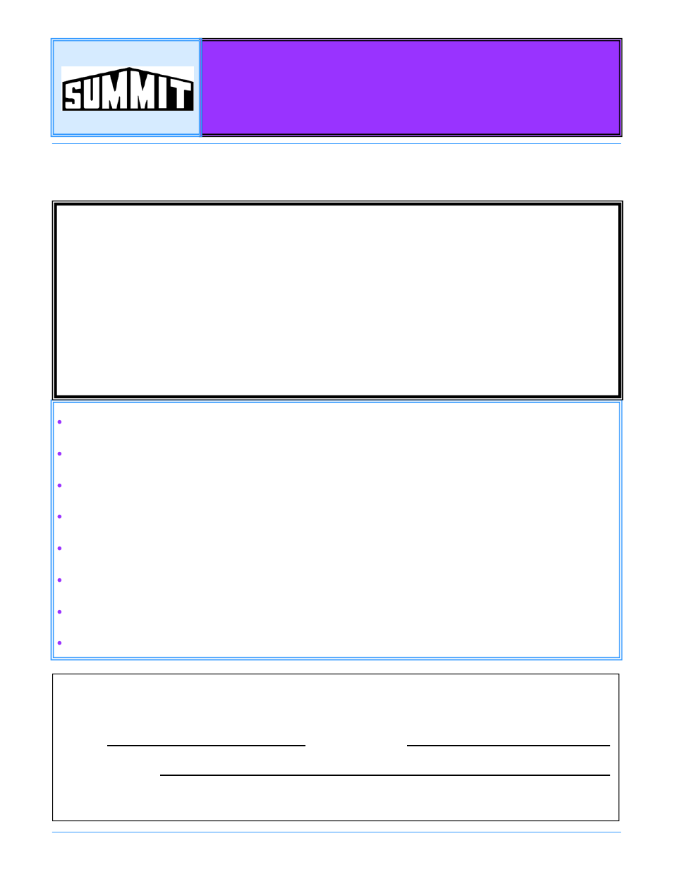 Summit AL-750 User Manual | 16 pages