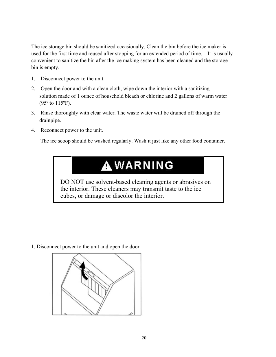 Interior cleaning, Cleaning the sprinkler | Summit Automatic Ice Maker BIM70 User Manual | Page 21 / 32