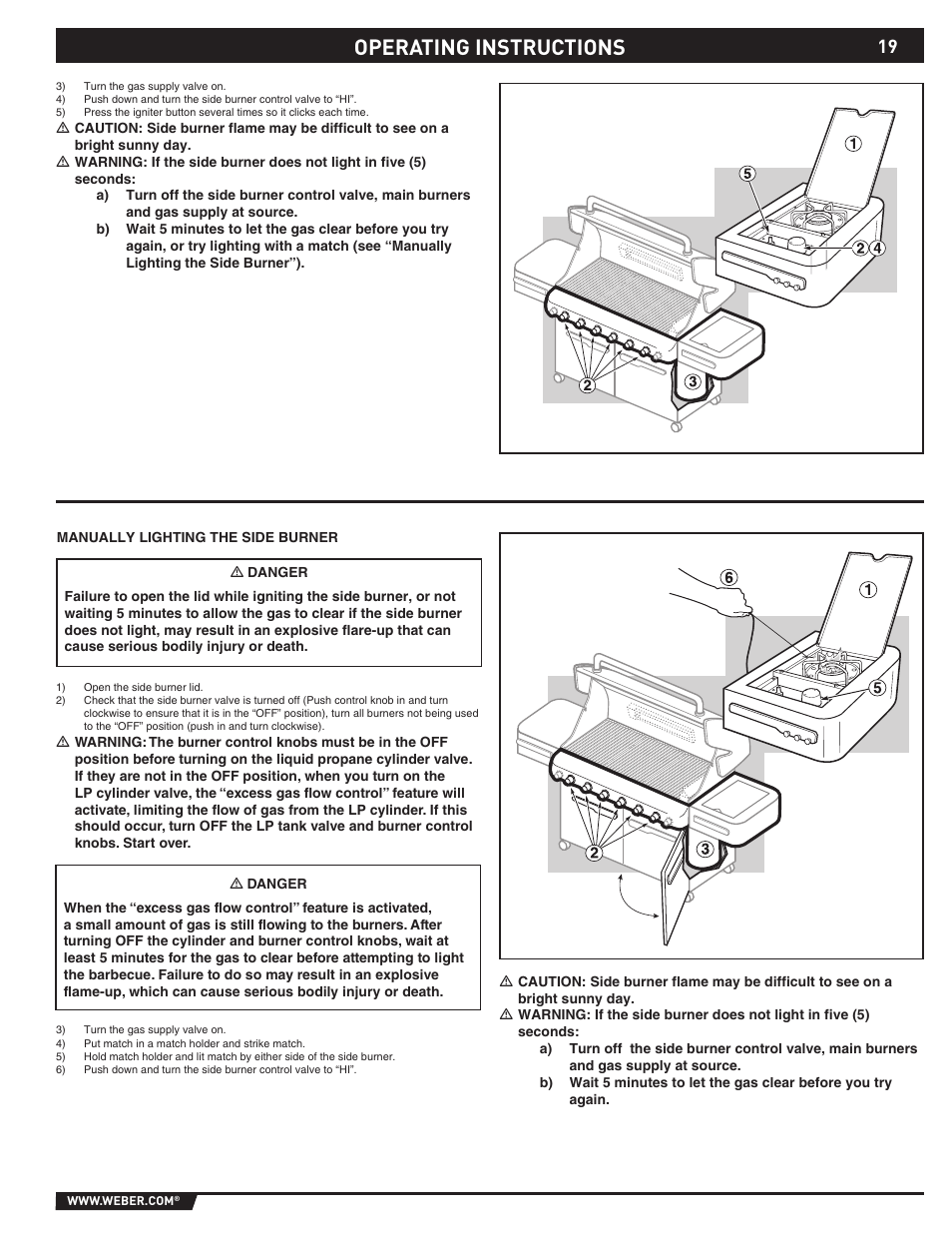 Operating instructions | Summit E/S-620/650 User Manual | Page 19 / 84