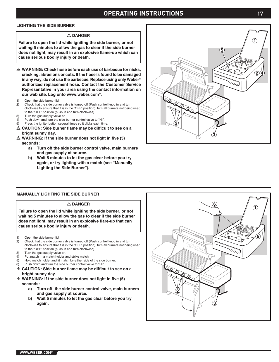 Operating instructions | Summit E/S-420/450 User Manual | Page 17 / 76