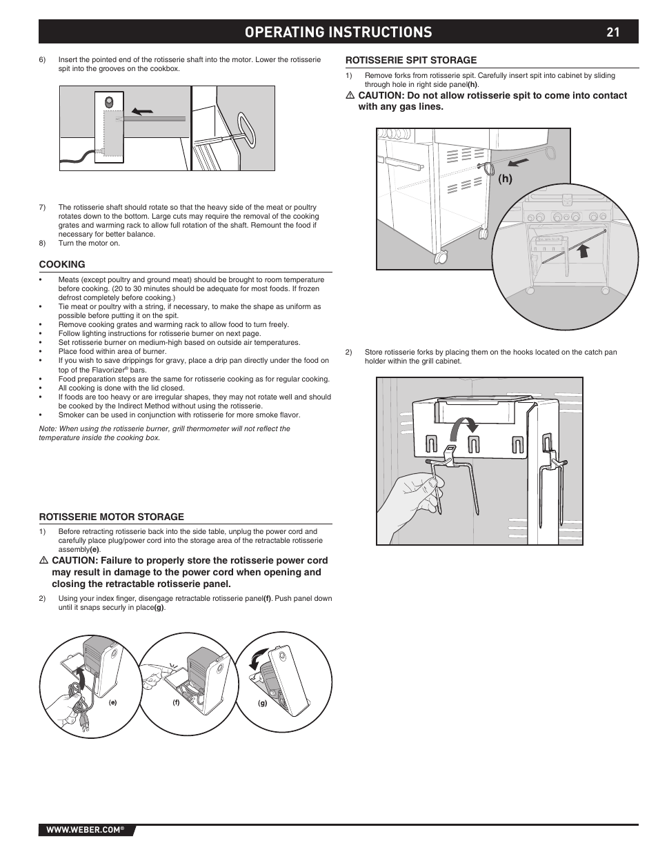 Operating instructions | Summit E/S-420/450 User Manual | Page 21 / 76